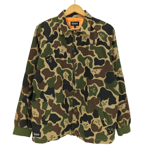 リップンディプ RIPNDIP Nerm Camo Cotton Coac ネコ カモフラ コーチジャケット メンズ JPN:S