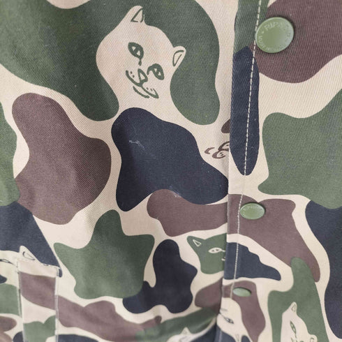 リップンディプ RIPNDIP Nerm Camo Cotton Coac ネコ カモフラ コーチジャケット メンズ JPN:S