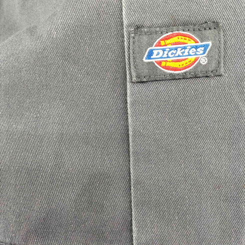 ディッキーズ Dickies 80-90S USA製 ロゴパッチ ワーク S/S シャツ メンズ import:XL