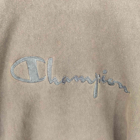 チャンピオン Champion 90S USA製 刺繍タグ REVERSE WEAVE スクリプトロゴ刺繍 プルオーバーパーカー メンズ import:L