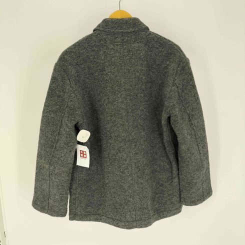 MUSSELBURGH ardites イタリア製 くるみボタン ウール ポリ B.D シャツ ジャケット メンズ JPN:L