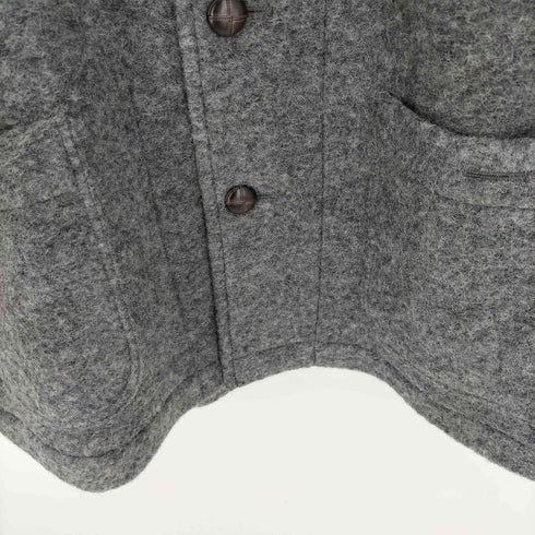 MUSSELBURGH ardites イタリア製 くるみボタン ウール ポリ B.D シャツ ジャケット メンズ JPN:L