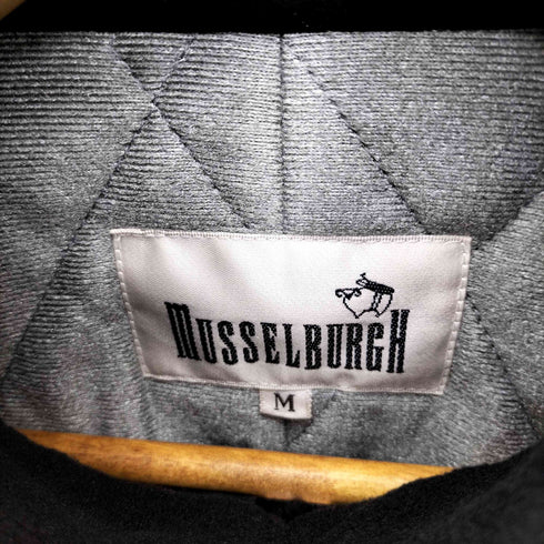 MUSSELBURGH 裏地 キルティング チンストラップ フラップポケット フリース ポリ シャツ ジャケット メンズ JPN:M