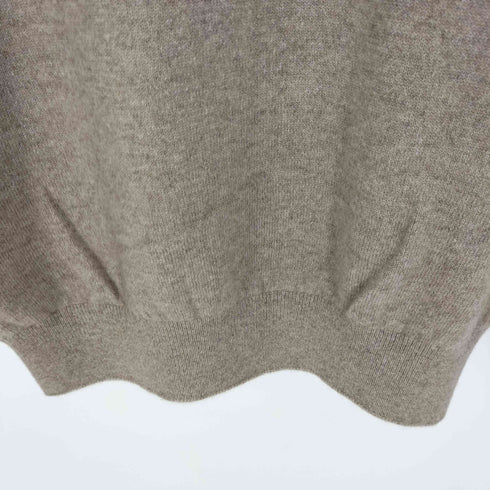 MUSSELBURGH カシミヤ スタンドネック ハーフ ボタン ニット セーター メンズ JPN:L