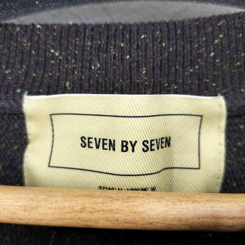 セブンバイセブン SEVEN BY SEVEN シルク混 ネップ クルーネックニット メンズ JPN:M
