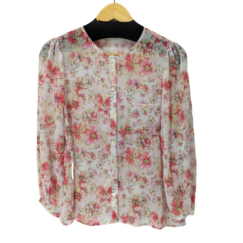 チェスティ Chesty 花柄シアーL/Sブラウス レディース JPN:1