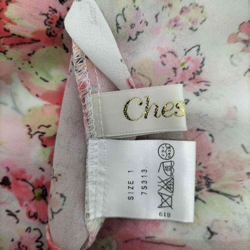 チェスティ Chesty 花柄シアーL/Sブラウス レディース JPN:1