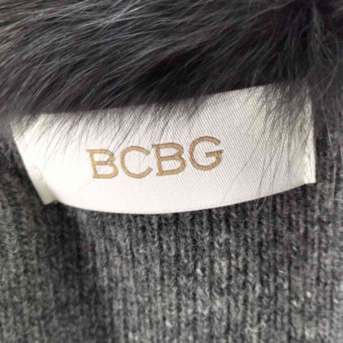 BCBG フォックスファーロングジレベスト レディース