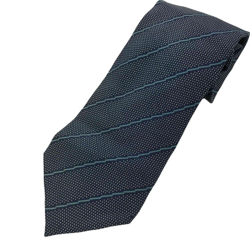 アルマーニコレツィオーニ ARMANI COLLEZIONI シルク ストライプ ドット ネクタイ メンズ