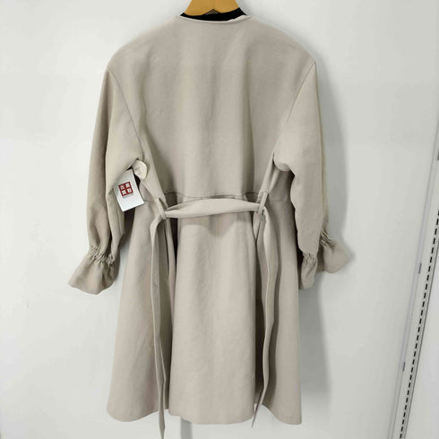 トッカ TOCCA ベルテッドノーカラーラペルコート レディース JPN:2