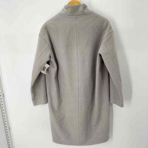 スピックアンドスパン Spick and Span 比翼ジップノーカラーコート レディース JPN:38