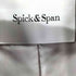 スピックアンドスパン Spick and Span 比翼ジップノーカラーコート レディース JPN:38