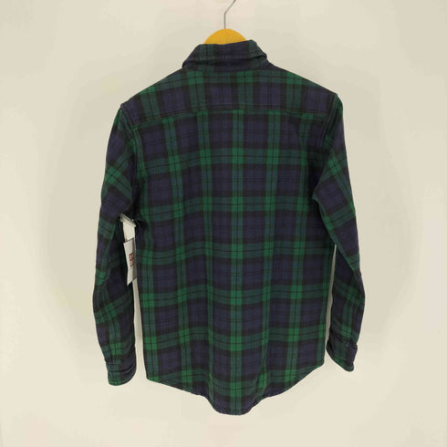 紙タグ ブラックウォッチ チェック ヘビーウェイト コットン L/S シャツ メンズ import:S