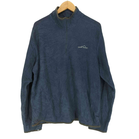 エディーバウアー Eddie Bauer ロゴ刺繍ハーフジップワッフルカットソー メンズ JPN:L