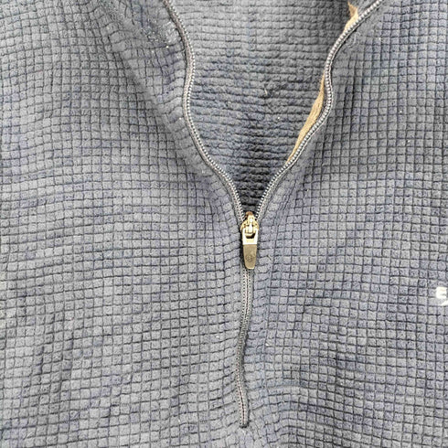 エディーバウアー Eddie Bauer ロゴ刺繍ハーフジップワッフルカットソー メンズ JPN:L