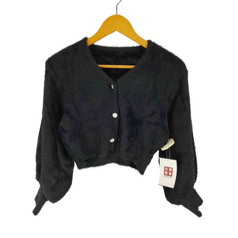 ルエレ Louere パフスリーブショートニットカーディガン レディース JPN:M