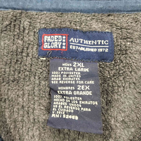 フェイデッドグローリー FADED GLORY 詰襟 起毛トップス メンズ 2XL