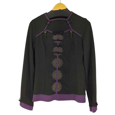 L/S チャイナカットソー レディース