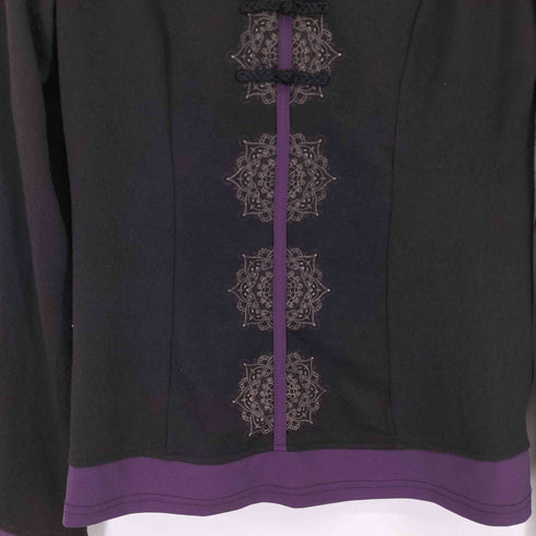 L/S チャイナカットソー レディース