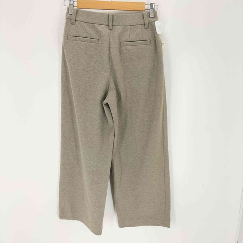ユニクロ UNIQLO ブラッシュドジャージータックワイドパンツ レディース JPN:S
