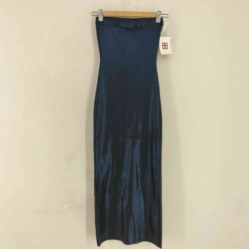 ザラ ZARA フォイルディテール ニットミディワンピース レディース import:S