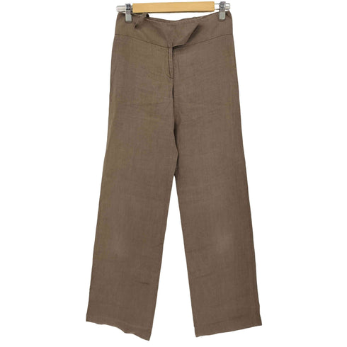QL2 QUELLEDUE リネンワイドパンツ イタリア製 レディース EUR:40-42