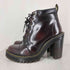 ドクターマーチン Dr.Martens AVERIL LEATHER HEELED ANKLE BOOTS Cherry Red レディース UK:5