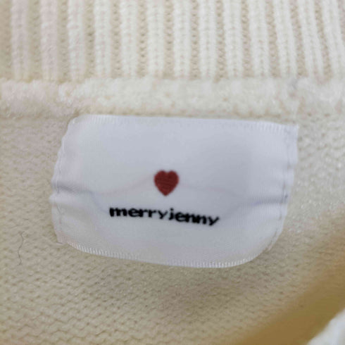 メリージェニー merry jenny シーズージャガードニットトップス レディース FREE
