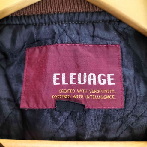 ELEVAGE 鬼神刺繍 サテン スカジャン メンズ FREE