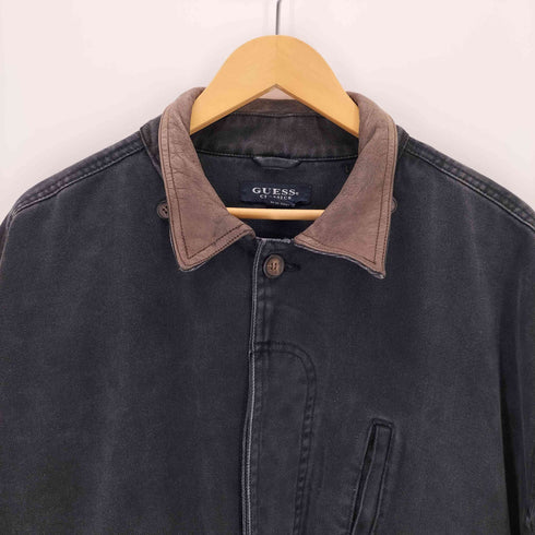 ゲス GUESS 80~90S レザーカラーカバーオール メンズ JPN:XL