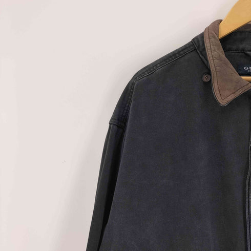 ゲス GUESS 80~90S レザーカラーカバーオール メンズ JPN:XL