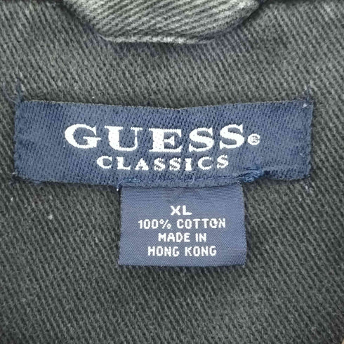ゲス GUESS 80~90S レザーカラーカバーオール メンズ JPN:XL