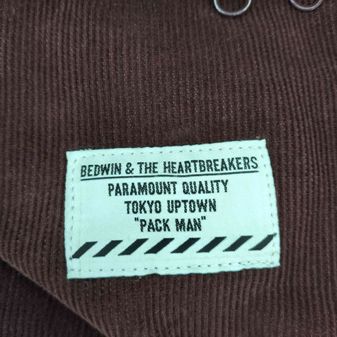 ベドウィンアンドザハートブレイカーズ BEDWIN&THE HEARTBREAKERS コーデュロイバックパック レディース