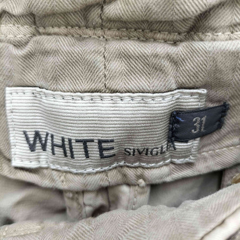 white siviglia ユーズド加工イージーパンツ メンズ 31