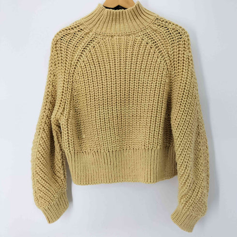 エイチアンドエム H&M ローゲージクロップドハイハイネックセーター レディース JPN:M