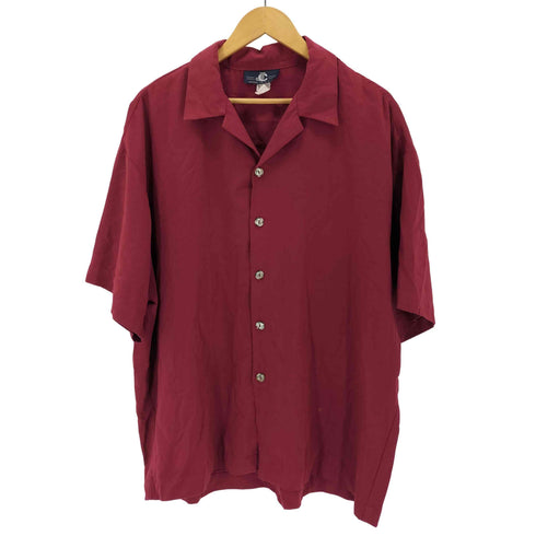 90-00S JC USA製 レーヨン混 オープンカラーシャツ メンズ JPN:XL