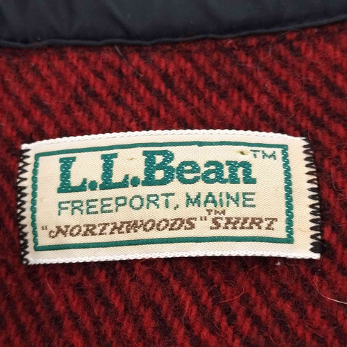 エルエルビーン L.L.Bean USA製 northwoods shirt ウールシャツ メンズ JPN:XL