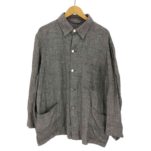 アルテリア ULTERIOR 21SS LINEN HAKEME TWEED COVERALL JACKET メンズ