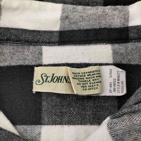 セントジョンズベイ STJOHNS BAY 90-00S ギンガムチェックヘビーネルシャツ メンズ import:XXL