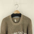 コムデギャルソンオム COMME des GARCONS HOMME 80s 銀タグ AD表記無 ペンキロゴプリント リネン100 クルーネックニット ARCHIVE メンズ ONE SIZE