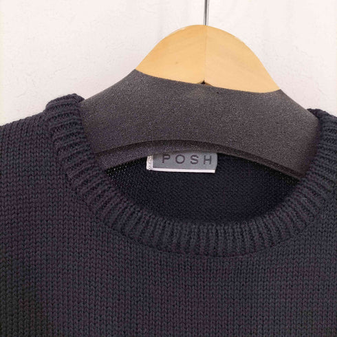 POSH 80-90s MADE IN JAPAN イングランド製ウール ボーダーニット メンズ ONE SIZE