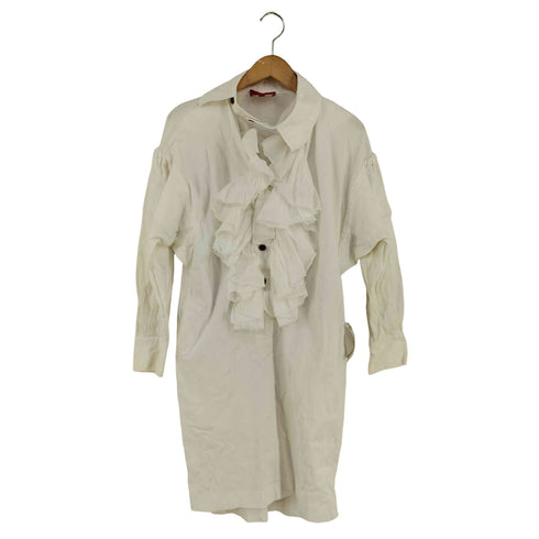 ヴィヴィアンウエストウッドレッドレーベル Vivienne Westwood RED LABEL フロントフリル 変形フリルワンピース レディース 00