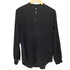 エキプモンフェム EQUIPMENT FEMME 総シルク バンドカラーシャツ Henri Silk Top レディース import:S