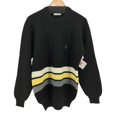 TOROY 80-90s フリーダムスリーブ ボーダーウールニット メンズ import:L