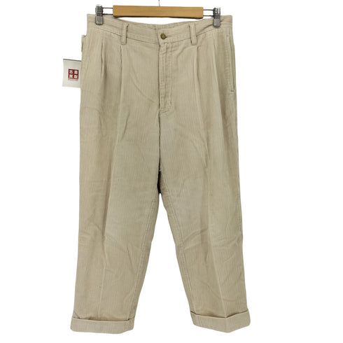 90S コーデュロイワイドパンツ YKKジップ メンズ