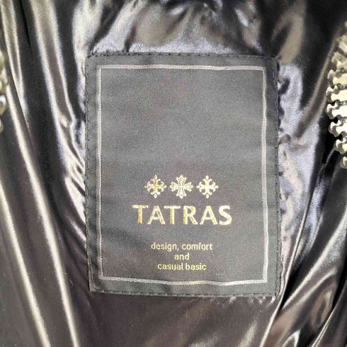 タトラス TATRAS ラクーンファー フード付 ロングダウンコート レディース 02