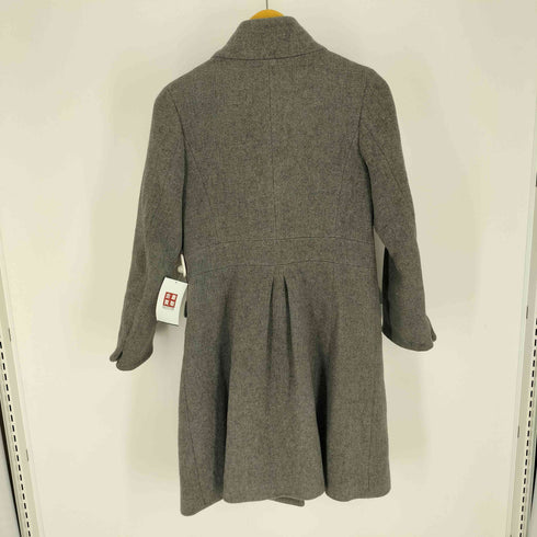 スーナウーナ Sunauna スタンドカラー Aシルエット ウール コート レディース JPN:36