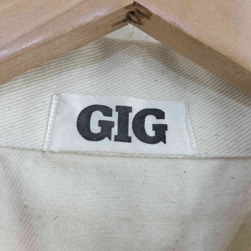 GIG バックプリントスウィングトップ 生成り チンスト メンズ