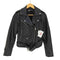 ザラ ZARA フェイクレザー ダブルライダースジャケット レディース import:M