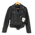 ザラ ZARA フェイクレザー ダブルライダースジャケット レディース import:M